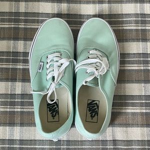 Mint Vans Sneakers